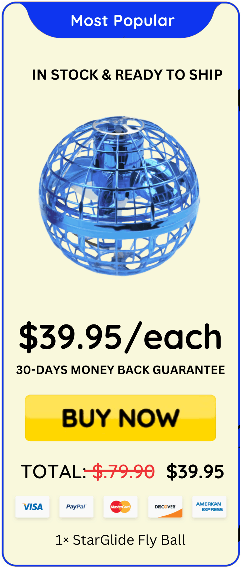 StarGlide Fly Ball price 