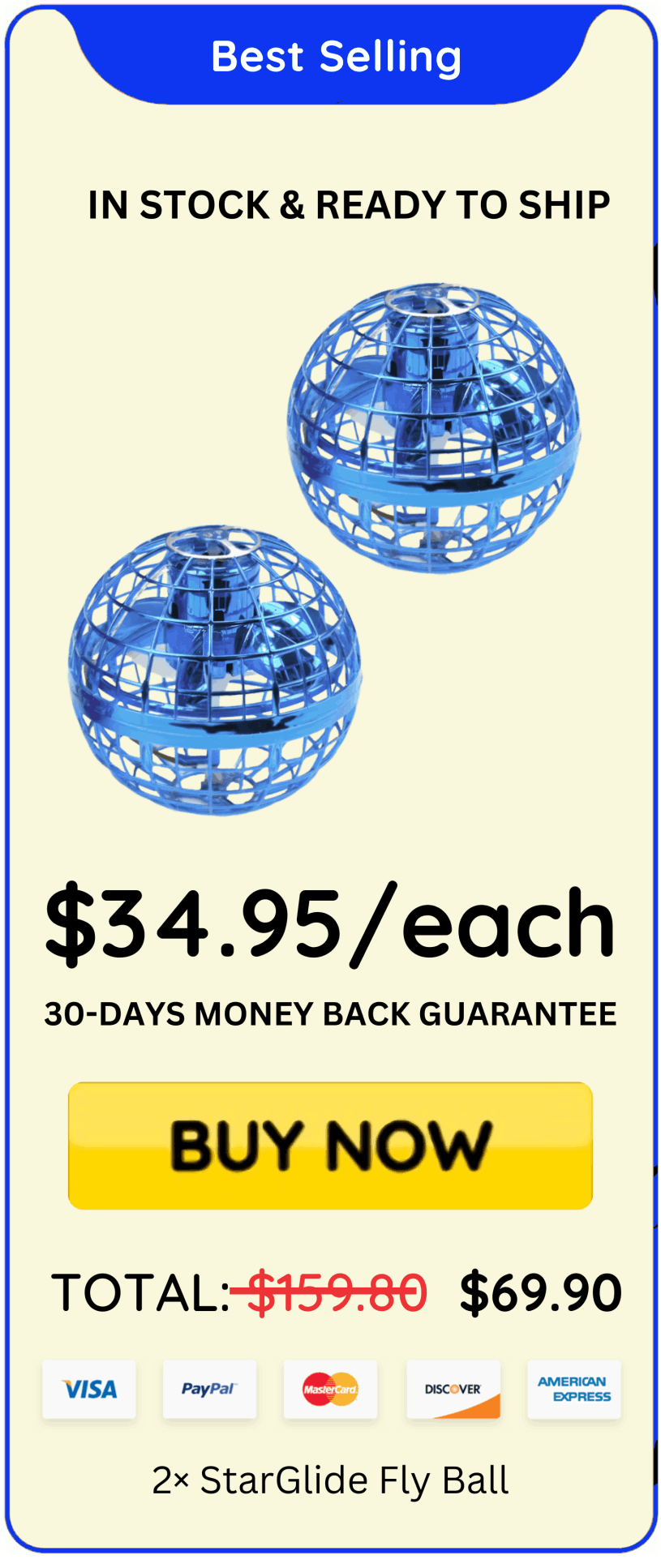StarGlide Fly Ball offer price 